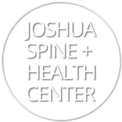Joshua Spine and Health Center White Logo