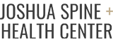Minimalist logo reading “Joshua Spine Health Center”